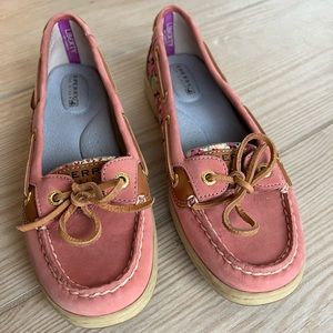 Sperry Pink Boat Shoes size 6.5